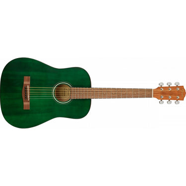 Guitarra Acustica Fender Fa-15 Cdas Acero 3/4 Verde C/funda,0971170192